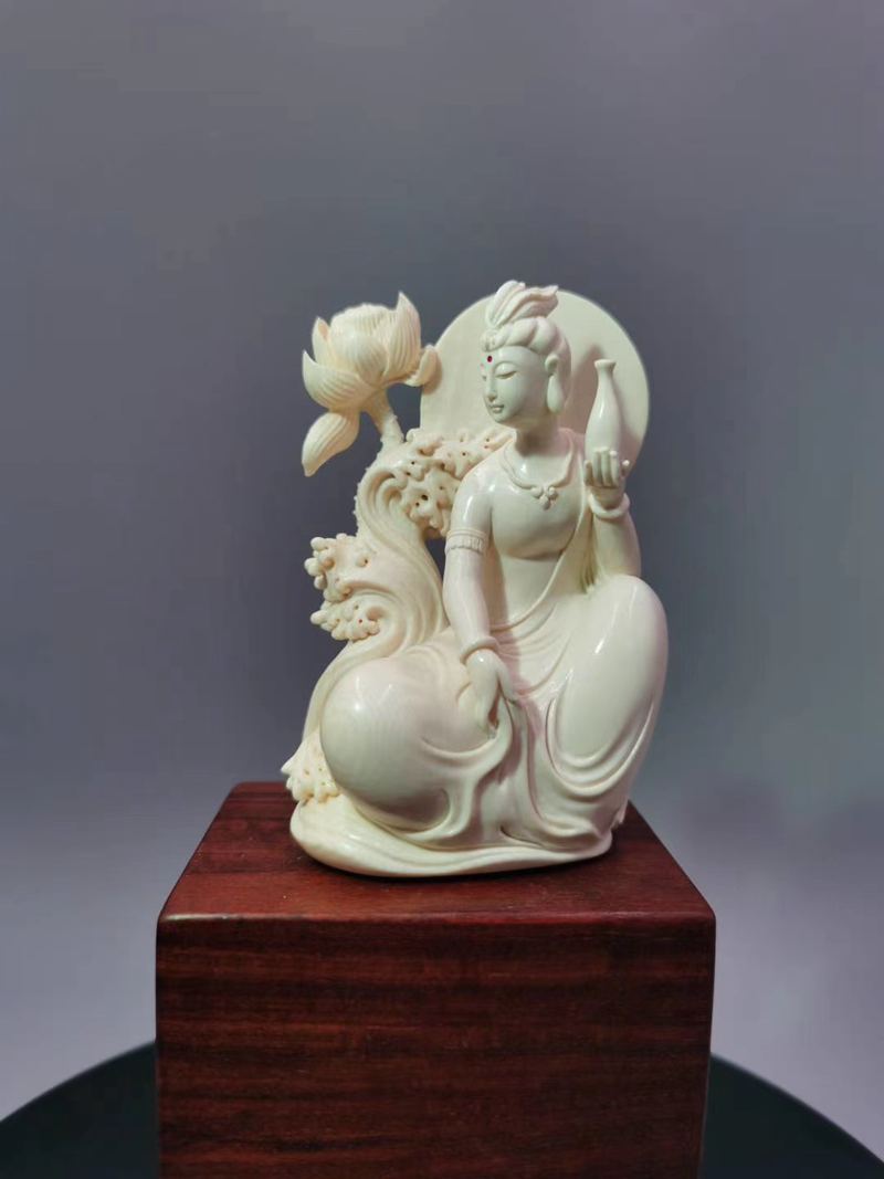 莲花观音--德志工艺最新岀品
